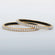 14 kt yellow gold lab grown round brilliant cut stylish diamond Bangles for Everyday Elegance Gurukrupa-Gems