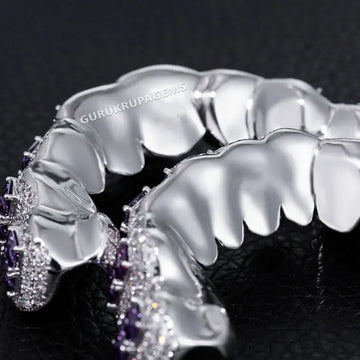 16 Dental grillz for men stylish gemstone designed for luxury feel Gurukrupa-Gems