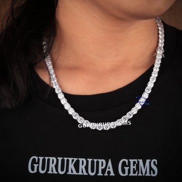 16 inch chain 8.5 inch hip hop bracelet diamond real deals Gurukrupa-Gems