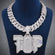 18 Inch 20 MM Cuban Link Round And Baguette Cut Lab Diamond With Custom Chain And Pendant Gurukrupa-Gems