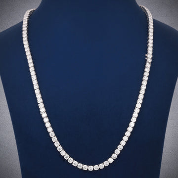 20 Inch 5mm White Gold Diamond Gurukrupa-Gems