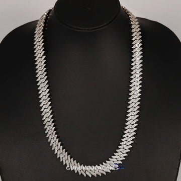 20 inch 14 mm crafted luxury hip-hop diamond chain vvs clarity Gurukrupa-Gems