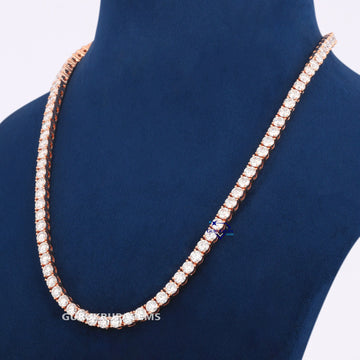 20 inch 4 mm luxury tennis diamond chain Gurukrupa-Gems
