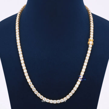 20 inch 5.5mm tennis diamond chain for women Gurukrupa-Gems
