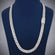 Silver & Yellow Gold Two Tone 14mm 24 Inch Iced Out Cuban Link Chain Necklace Gurukrupa-Gems