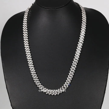 22 inch 10 mm Cuban chain for hip hop jewelry lovers Gurukrupa-Gems