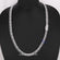 22 inch 8 mm sleek thinner cuban chain fully white custom made hiphop jewelry for men women Gurukrupa-Gems