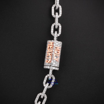 22 inch customized gold cross chain for vvs clarity Gurukrupa-Gems