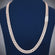 20 Inch 10mm White Cuban Chain Necklace for Unisex in Fully Iced Out Diamonds Every Time Gurukrupa-Gems