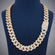 24 Inch 20 MM Two Tone Gold With Small Round And Baguette Cut Diamond Chain Gurukrupa-Gems