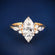 3 stone diamond proposal best quality diamond ring (Copy) Gurukrupa-Gems