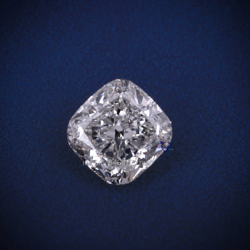 3.50 Cushion cut def color excellent grade lab diamond for jewelry making-Gurukrupa-Gems