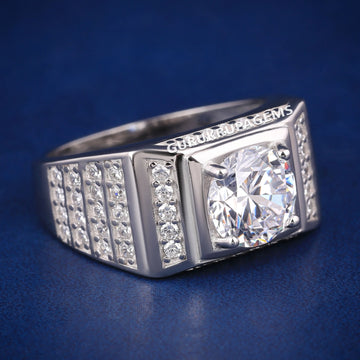 6 Carat Diamond Solitaire Pear Ring For Proposal Gurukrupa-Gems