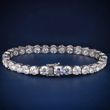 6.5 mm best selling VVS bling tennis bracelet Gurukrupa-Gems