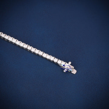 7 inch 3 mm elegant womens tennis bracelet for VVS Gurukrupa-Gems
