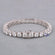 7.5 inch 4.5 mm round cut diamond white gold tennis bracelet for engagement gift Gurukrupa-Gems