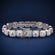 8 inch 11 mm tennis inspired halo set diamond bracelet Gurukrupa-Gems