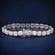 8 inch 8 mm women tennis style halo set diamond bracelet Gurukrupa-Gems
