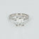 Amazingly formed 14 KT Emerald Cut Solitaire Diamond Ring For Engagement with VVS clarity Gurukrupa-Gems