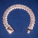 Custom Hip Hop Baguette Cut Diamond Miami Cuban Bracelet Jweldim Jewels