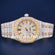 Iced Out Diamond Luxury Mens Watches with Real Diamonds Two Tone Silver Yellow All New Watches Sale for Mens Womens Jweldim Jewels
