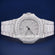 Custom Luxury Mens Watches Fully Iced Out Silver Baguette Dial VVS Clarity Trendy Watches Jweldim Jewels