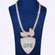 Custom Iced Out GFE Carat One Shield Pendant with Diamond Cuban Link Chain Jweldim Jewels