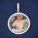 Custom baby round Pendant  lab grown diamond d vvs Jweldim Jewels