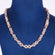 Custom Rose Gold Iced Out Anchor Link Chain with Diamond Setting Jweldim Jewels