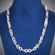 Custom White Gold Finish Iced Out Anchor Link Chain with Diamond Setting Jweldim Jewels