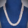 Luxury Three Row Diamond Tennis Chain Necklace with Two Tone Rose Gold and White Gold Finish Jweldim Jewels