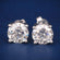 Classic Four Prong Round Cut Diamond Stud Earrings Jweldim Jewels