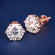 2 ct round Studs Earrings Jweldim Jewels