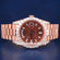White & Rose Two Tone Full Icy Watches in Luxury Customized Diamond Rapper Watches Jweldim Jewels
