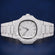 New Custom Watches for Men with Baguette Diamond Numerals Dial Fully Silver Iced Out Watch Jweldim Jewels