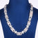 Custom White Gold Finish Iced Out Mariner Link Chain with Rose Gold Accent Design Jweldim Jewels