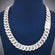 Baguette and round cut celebrity inspired miami cuban diamond chain Gurukrupa-Gems