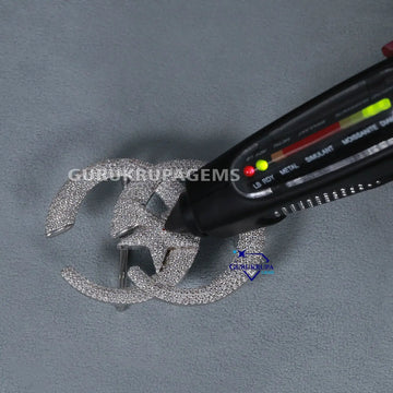 Belt buckle fully iced vvs clarity diamonds Gurukrupa-Gems