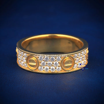 Best selling diamond ring for men Gurukrupa-Gems