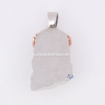 Best selling jesus inspired 14kt gold lab grown diamond pendant with vvs clarity Gurukrupa-Gems