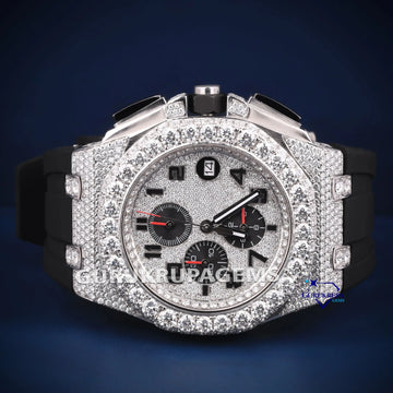 Black Belt Royal Roak Diamond Watch Passes Diamond Tester Gurukrupa-Gems