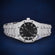 Black color dial fully iced out diamond watch Gurukrupa-Gems