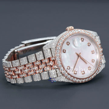 Branded super clone diamond iced out d color luxury watches-Gurukrupa-Gems