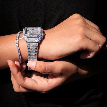 Buss Down Watch and Tennis Bracelet Combo Deals Gurukrupa-Gems