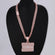 Chain pendant 14kt gold lab grown diamonds with VVS clarity custom jewelry designs and letters Gurukrupa-Gems
