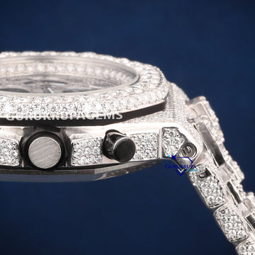 Chronograph style ap diamond watch pass diamond tester Gurukrupa-Gems