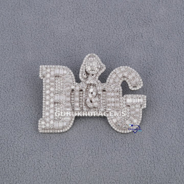 Classic lab grown diamond pendant crafted in 14 kt gold with vvs clarity diamonds Gurukrupa-Gems