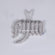 Classy 14 kt white gold hiphop alphabetic diamond pendant with vvs clarity diamonds Gurukrupa-Gems