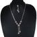 Classy women jewelry necklace design in 14 kt rose gold lab created diamonds in vvs clarity Gurukrupa-Gems