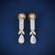 Classy womens wedding wear hip hop diamond vvs earrings Gurukrupa-Gems